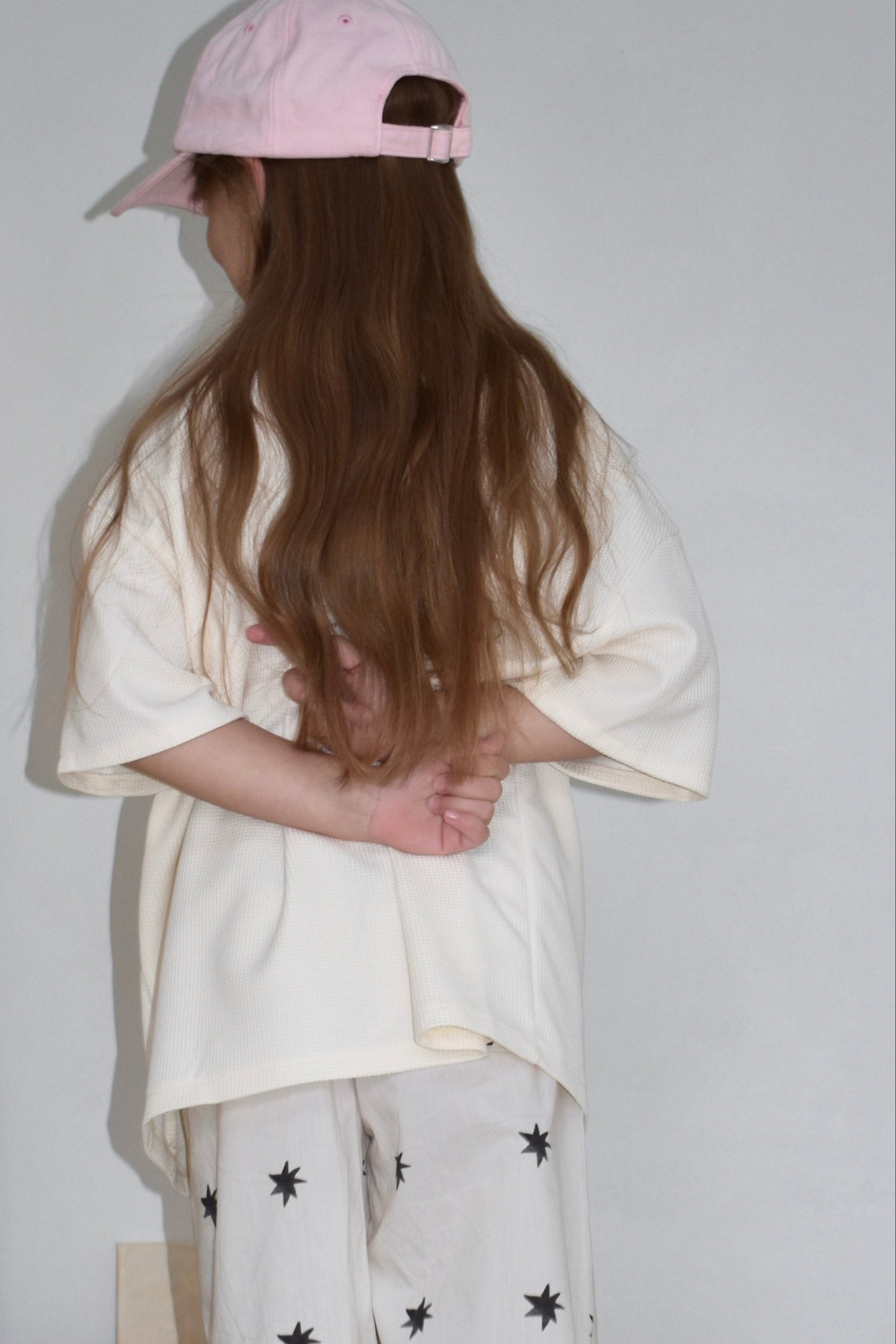 KIDS OVERSIZED TEE - MASCARPONE