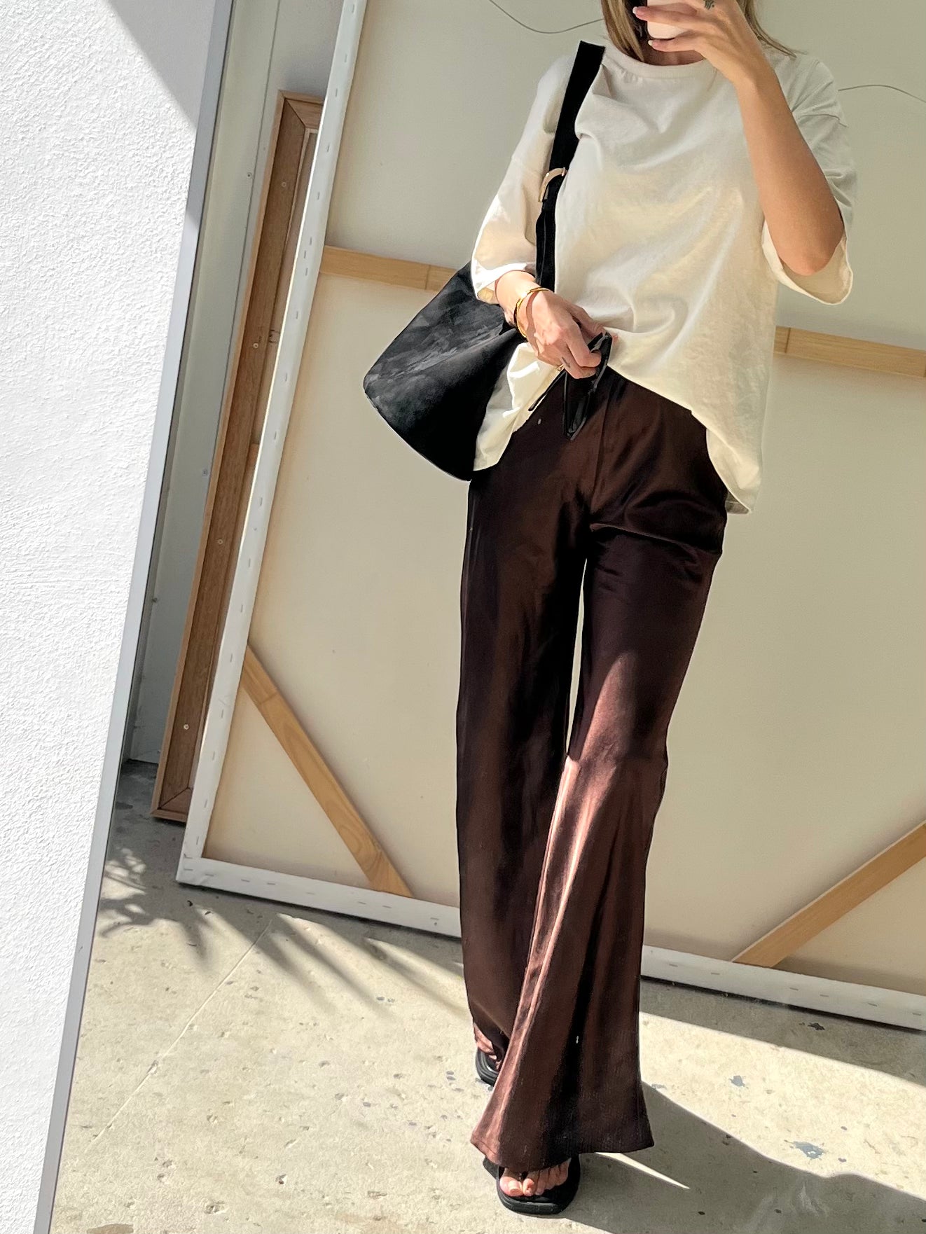 Womens Bias Pants - Espresso