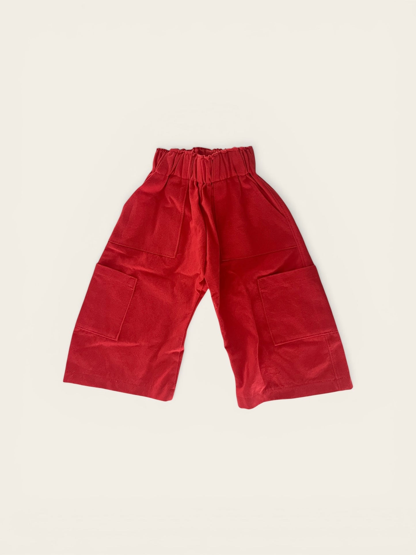 Kids Cargo Pants - Picante Red