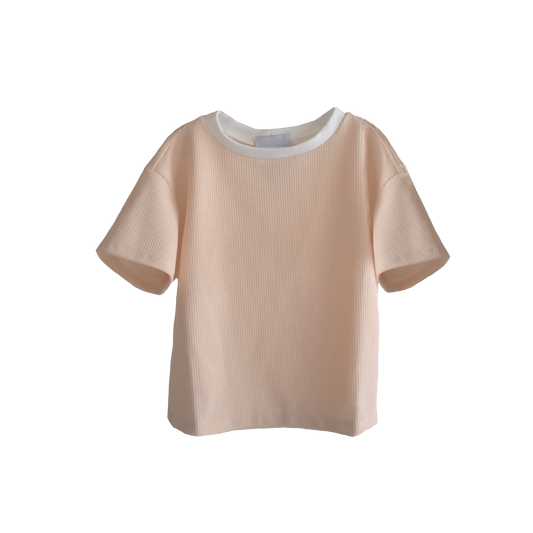 KIDS OVERSIZED TEE - SUNKISSED WAFFLE