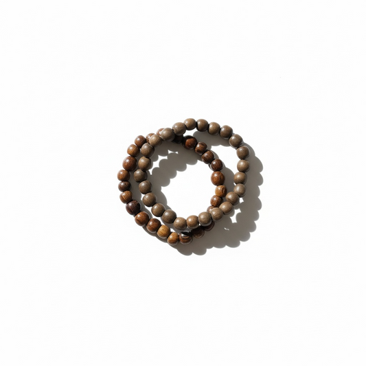 Kids Bracelet 2 PK -  Brown Wood