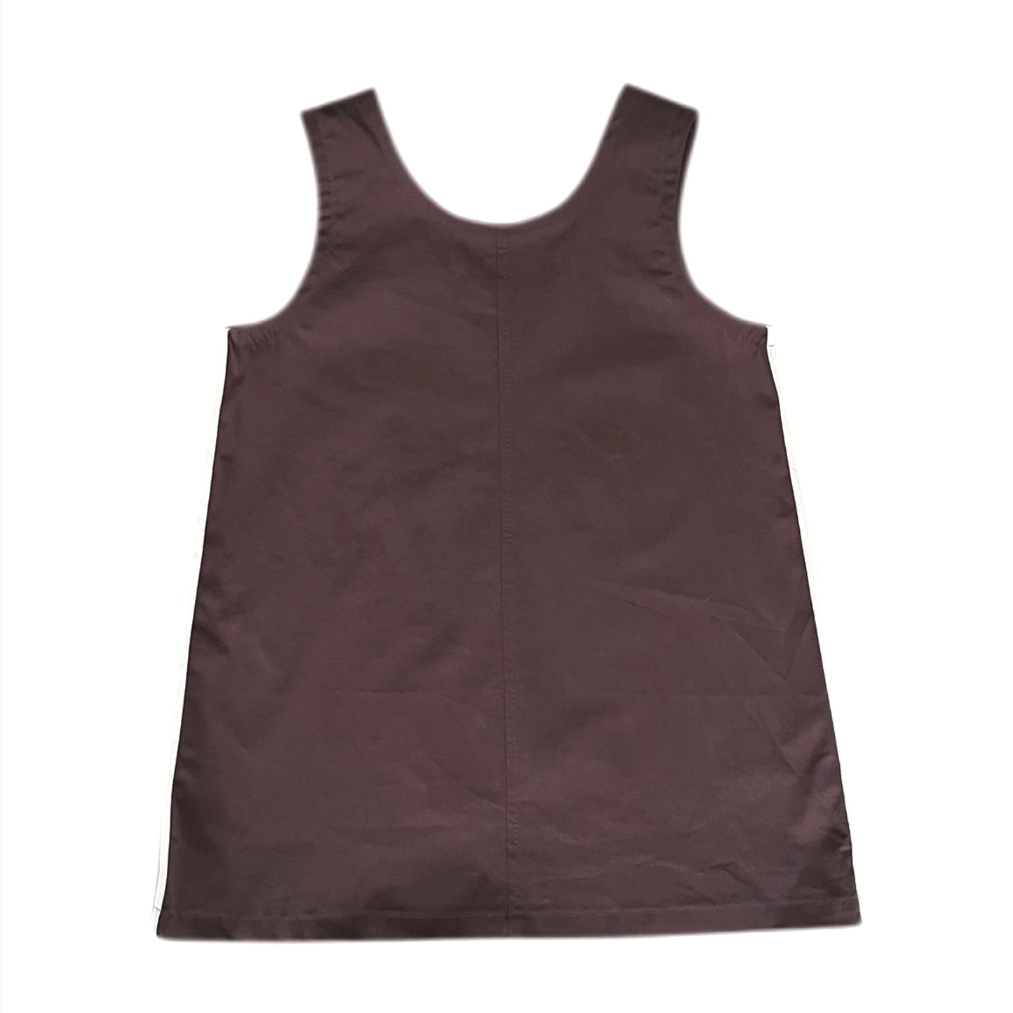 Kids Low Back Sleeveless Top/Dress - Cocoa Brown